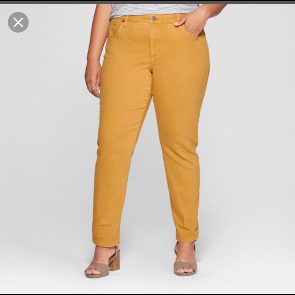 Universal thread jeans skinny 24W mustard
